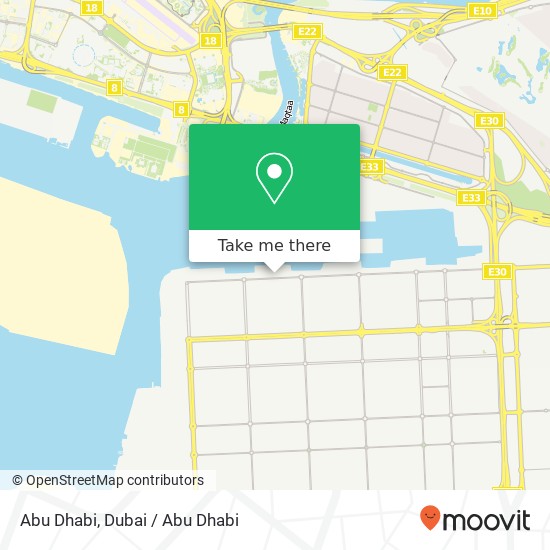 Abu Dhabi map