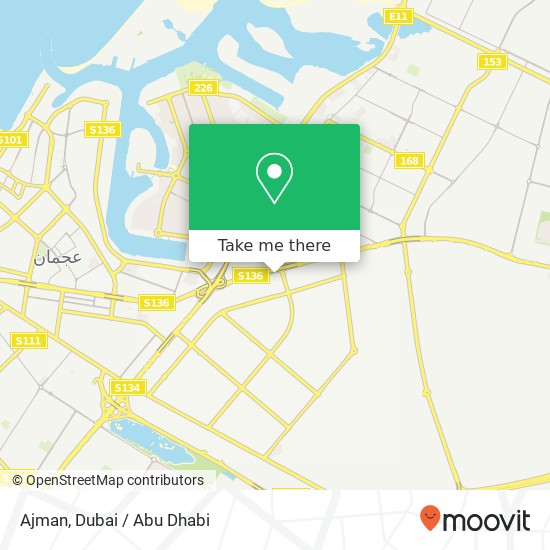 Ajman map