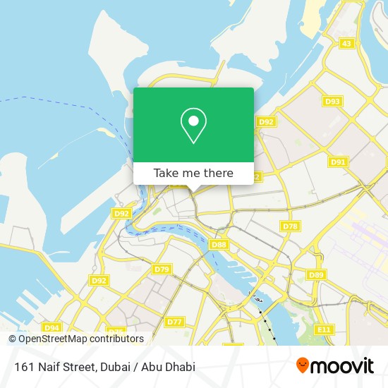 161 Naif Street map
