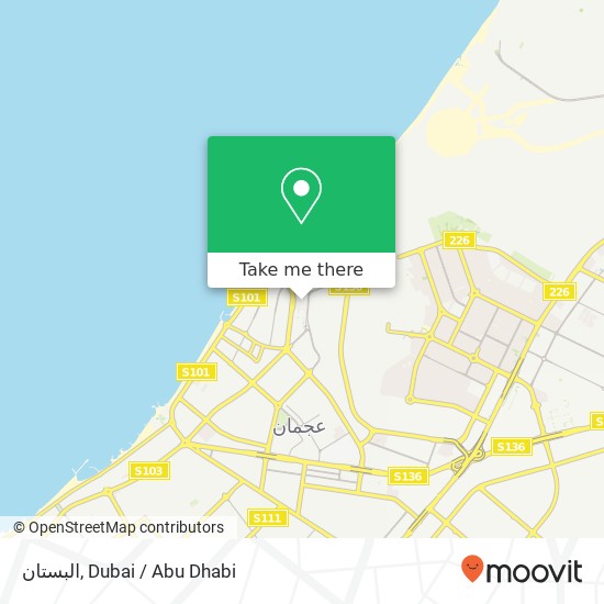 البستان map