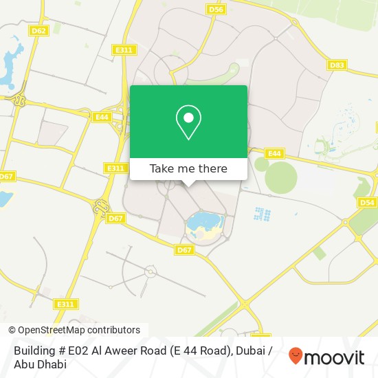 Building # E02 Al Aweer Road (E 44 Road) map