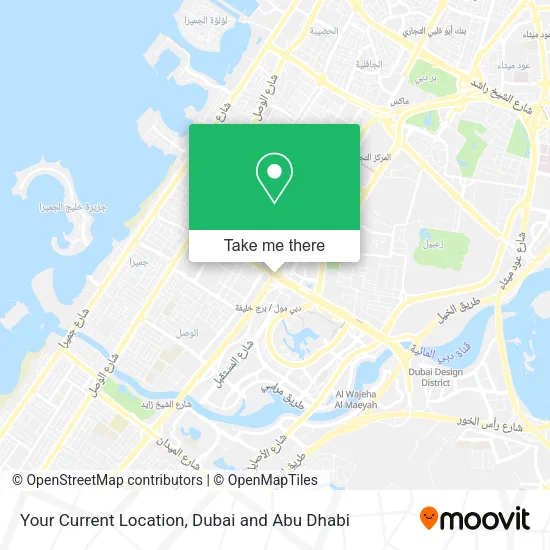 Your Current Location map