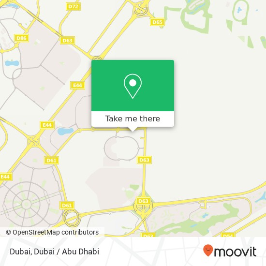 Dubai map