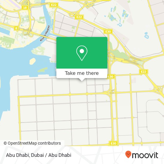 Abu Dhabi map