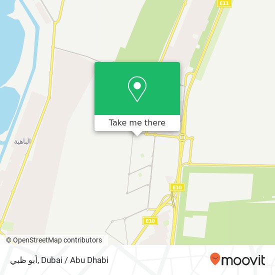 أبو ظبي map