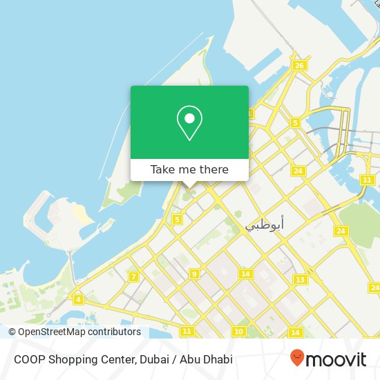 COOP Shopping Center map