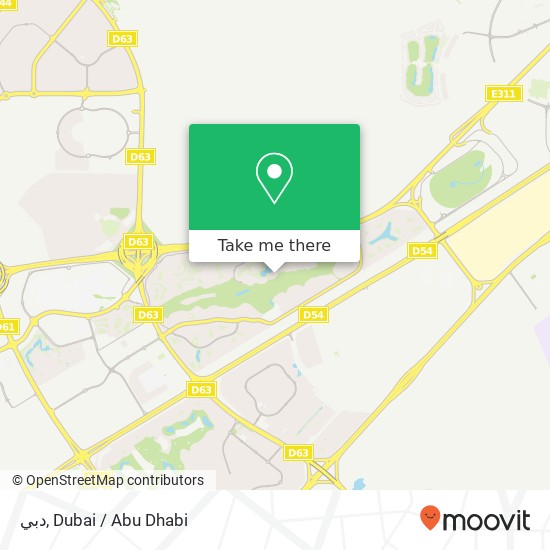 دبي map