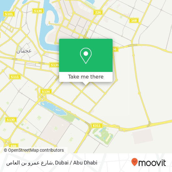 شارع عمرو بن العاص map