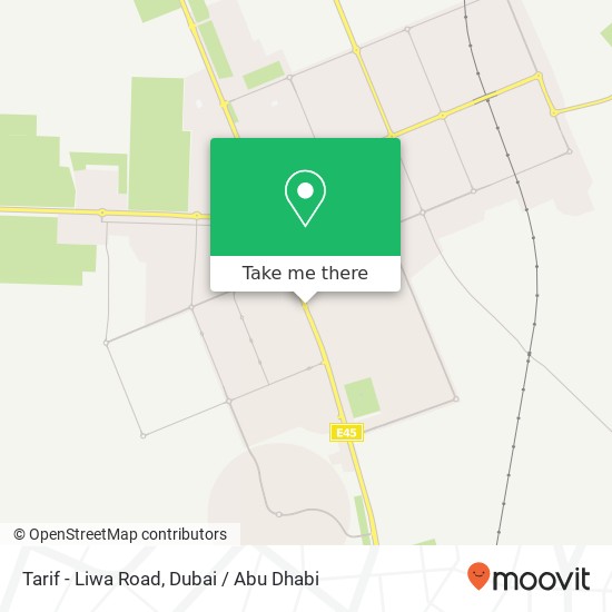 Tarif - Liwa Road map