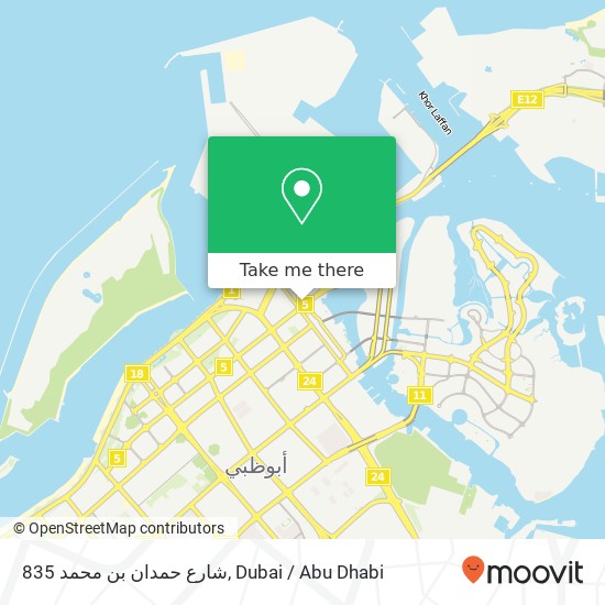 835 شارع حمدان بن محمد map