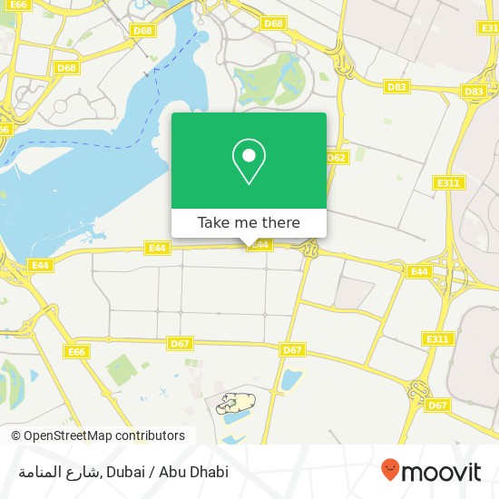 شارع المنامة map