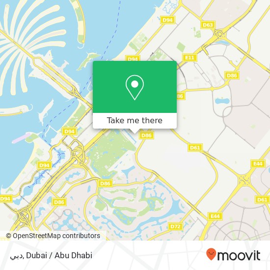 دبي map