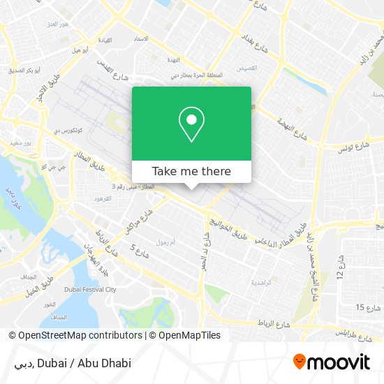 دبي map