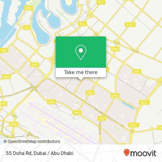 55 Doha Rd map