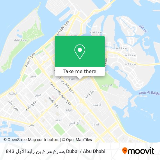 843 شارع هزاع بن زايد الأول map