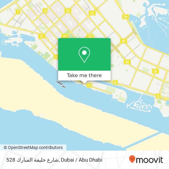 528 شارع خليفة المبارك map