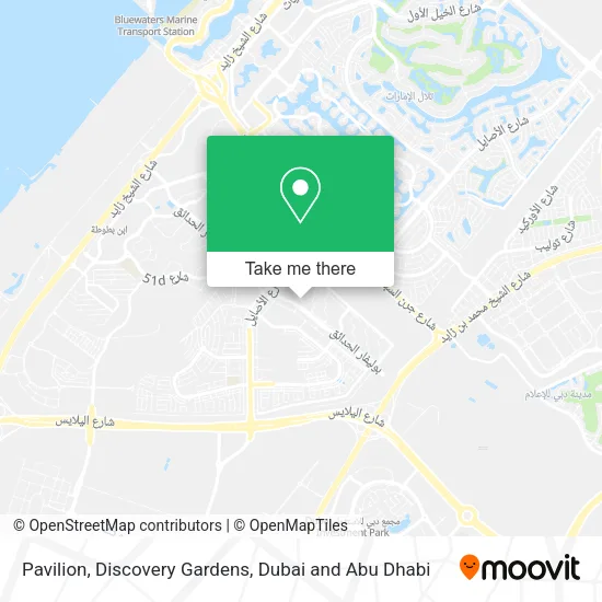 Pavilion, Discovery Gardens map