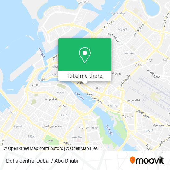 Doha centre map