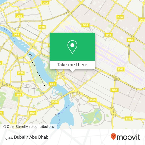 دبي map