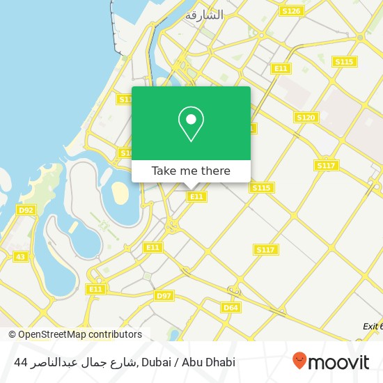 44 شارع جمال عبدالناصر map