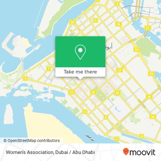 Women's Association map