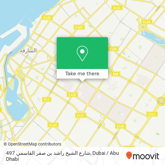 497 شارع الشيخ راشد بن صقر القاسمي map