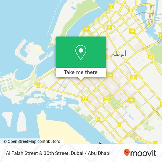 Al Falah Street & 30th Street map