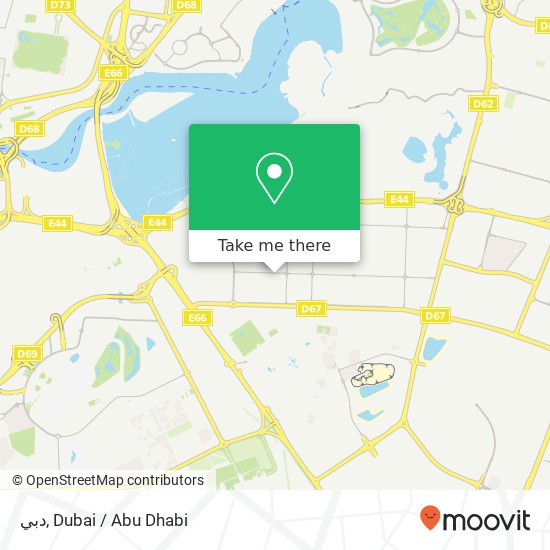 دبي map