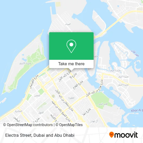 Electra Street map