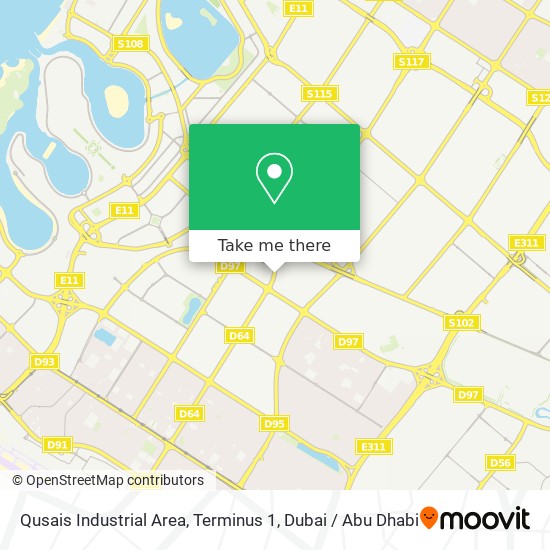 Qusais Industrial Area, Terminus 1 map