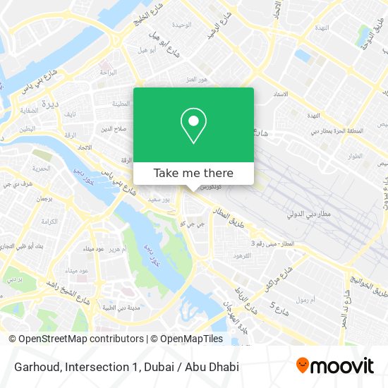 Garhoud, Intersection 1 map
