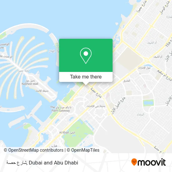 شارع حصة map