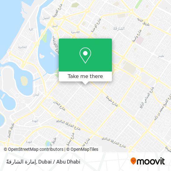 إمارة الشارقةّ map
