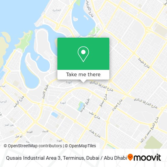 Qusais Industrial Area 3, Terminus map