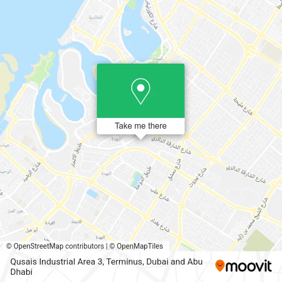 Qusais Industrial Area 3, Terminus map