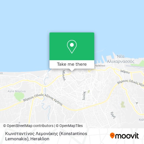 Κωνσταντίνος Λεμονάκης (Konstantinos Lemonakis) map