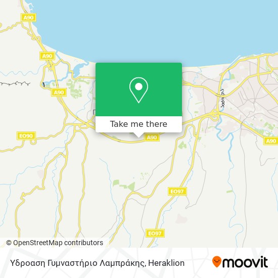 Υδροαση Γυμναστήριο Λαμπράκης map