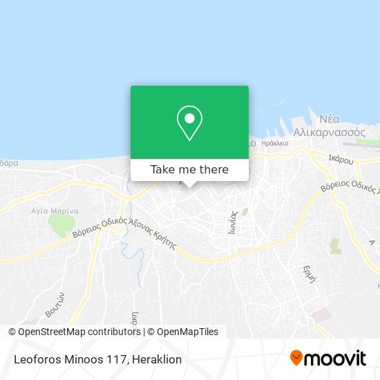 Leoforos Minoos 117 map