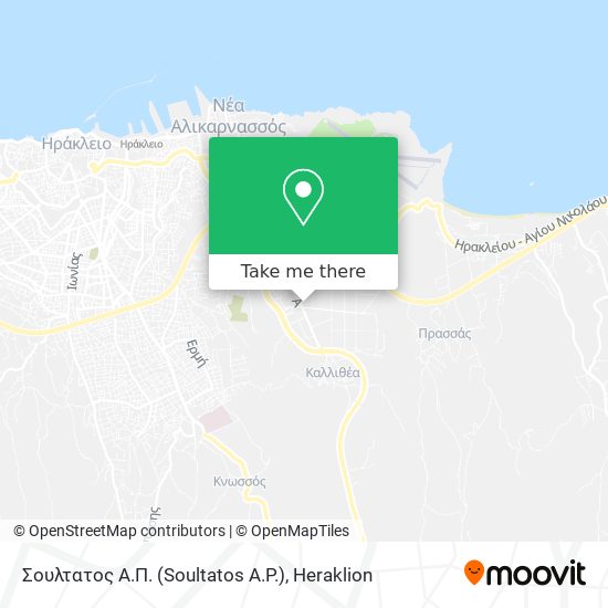 Σουλτατος Α.Π. (Soultatos A.P.) map