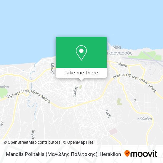 Manolis Politakis (Μανώλης Πολιτάκης) map