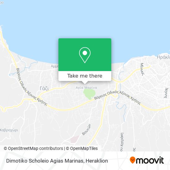 Dimotiko Scholeio Agias Marinas map