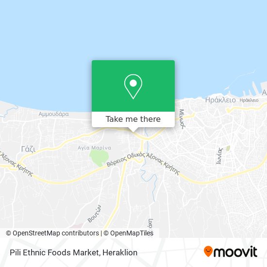 Pili Ethnic Foods Market map