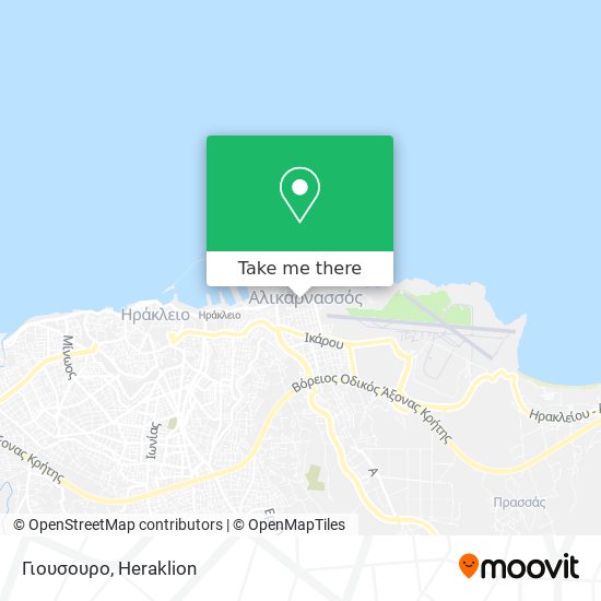 Γιουσουρο map