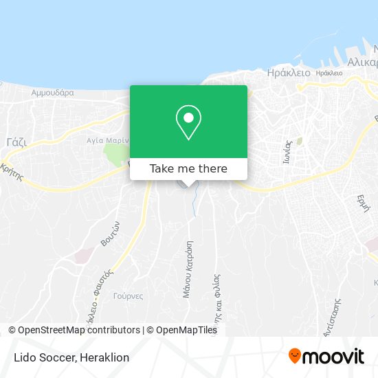 Lido Soccer map