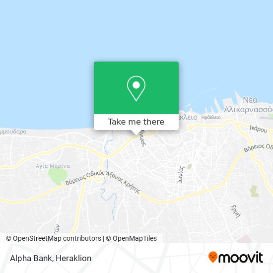 Alpha Bank map