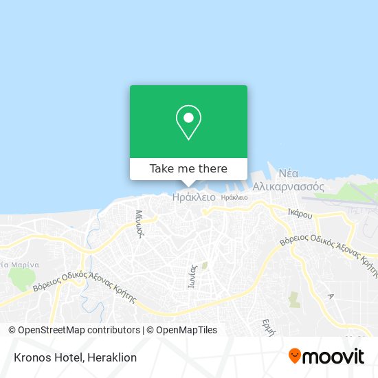 Kronos Hotel map