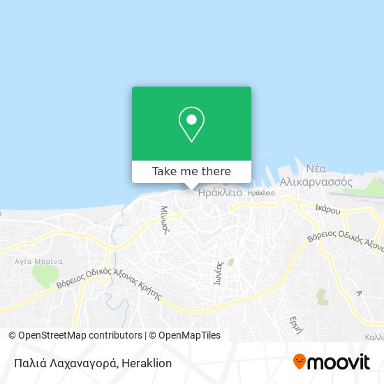 Παλιά Λαχαναγορά map