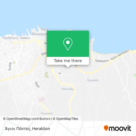 Άγιοι Πάντες map