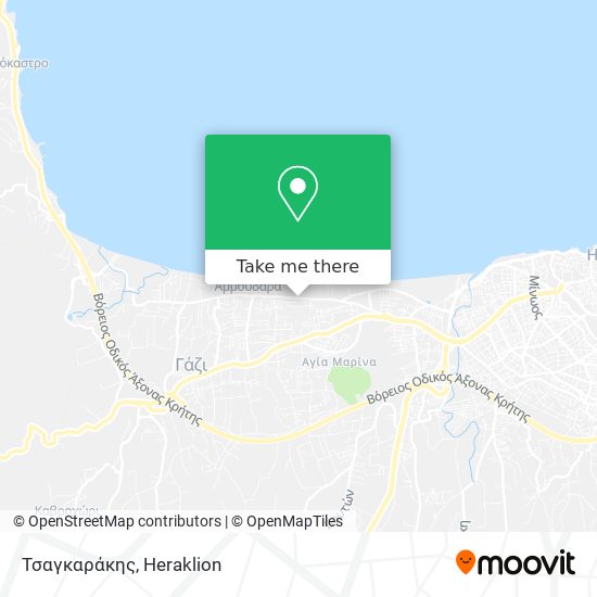 Τσαγκαράκης map