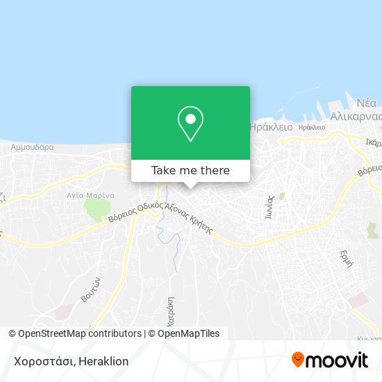 Χοροστάσι map